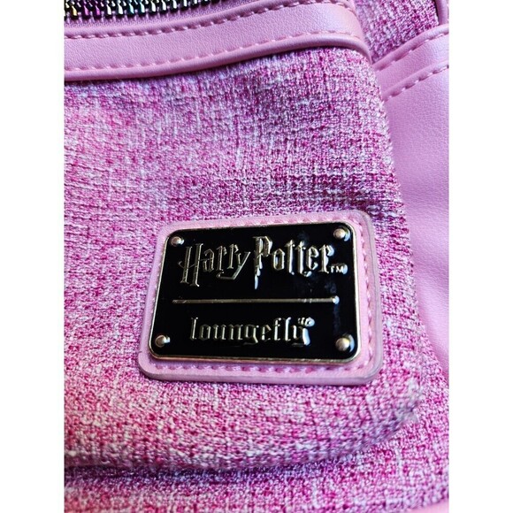 Loungefly RARE Harry Potter Luna Lovegood Pink Mini Backpack - Picture 6 of 9